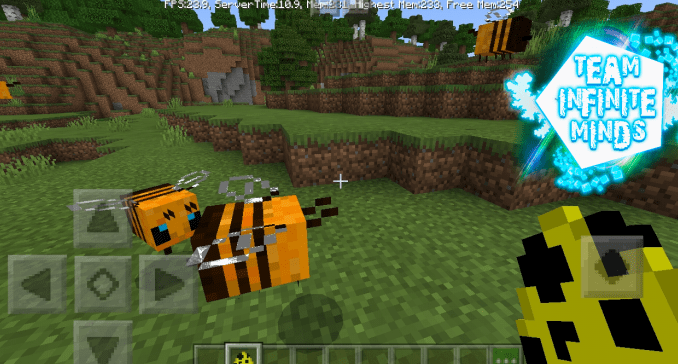 Bee Addon Mod Minecraft Pe 1 13 0 9 1 13 0 6 1 13 0 1 12 0