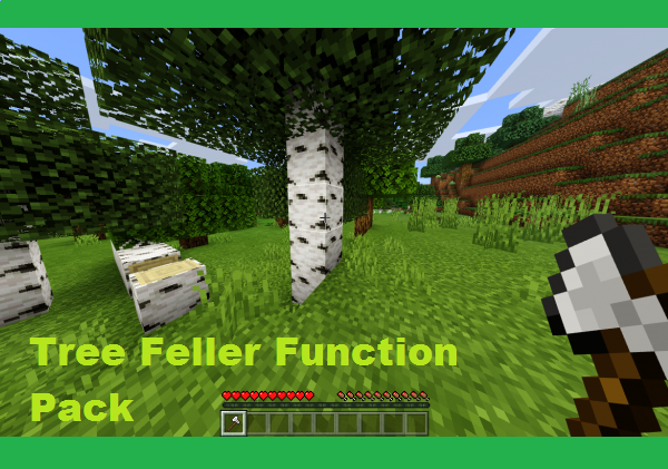 Tree Feller V2 Addon Function Pack Minecraft Pe 1 13 0 9 1 13 0 1 12 0 14 1 12 0 1 11 0 1 10 0 1 9 0