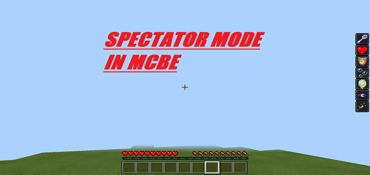 Spectator Mode Fly In Minecraft Pe Addon Function Pack 1 13 1