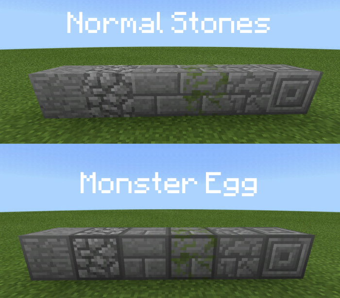 Better Infested Blocks Minecraft Texture Pack