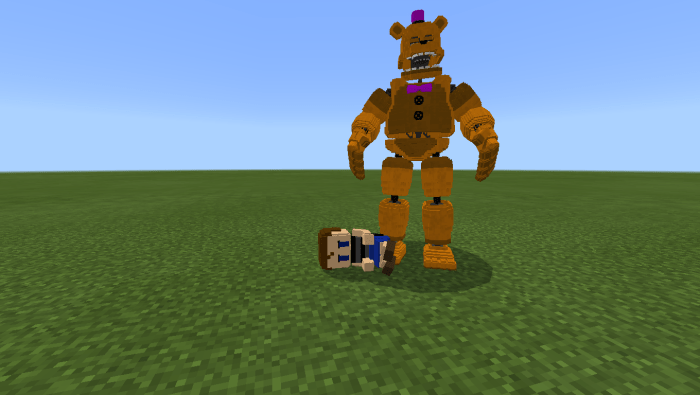 Five Nights at Freddy's 4 MOD UPDATE in Minecraft PE 