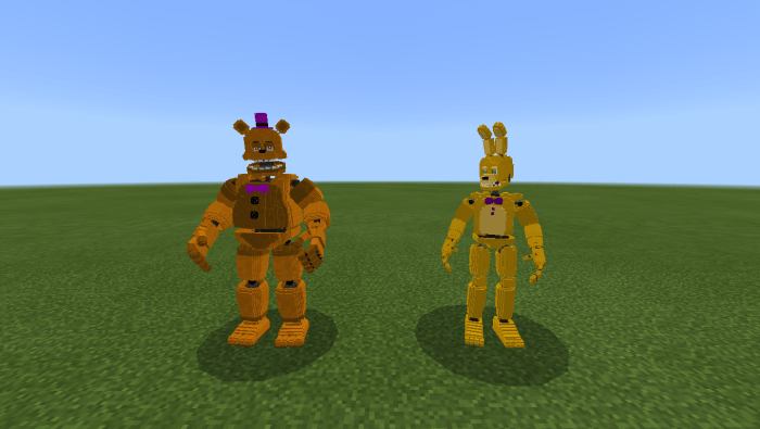 Fnaf 4: Spring Bonnie Mod(Irritant remake) - Mods for Minecraft