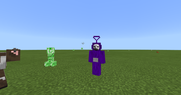 Slendytubbies Skins 4D Minecraft PE Addon Mod 1.16.40.02 