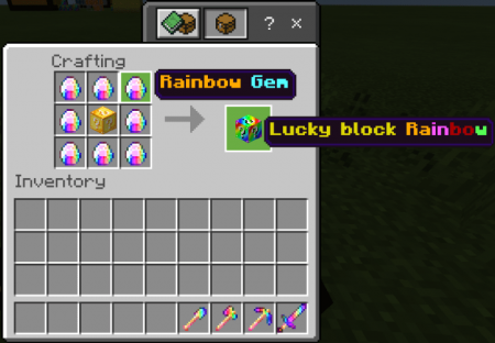 Rainbow Lucky Block Addon  Minecraft PE Mods & Addons