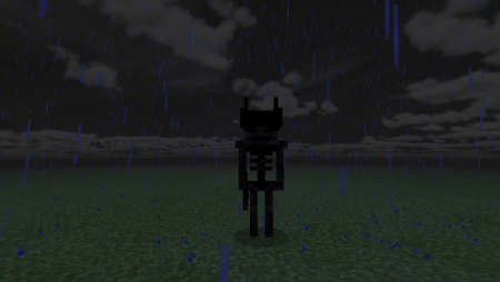 Black Demon Wither Skeleton Titan Minecraft PE Addon Mod 1.16