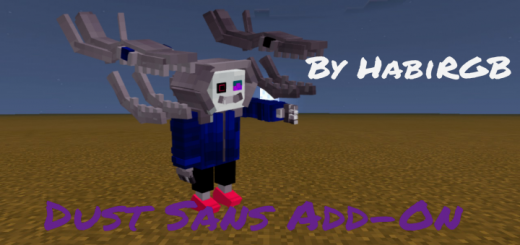 Dust Sans Addon  Minecraft PE Mods & Addons