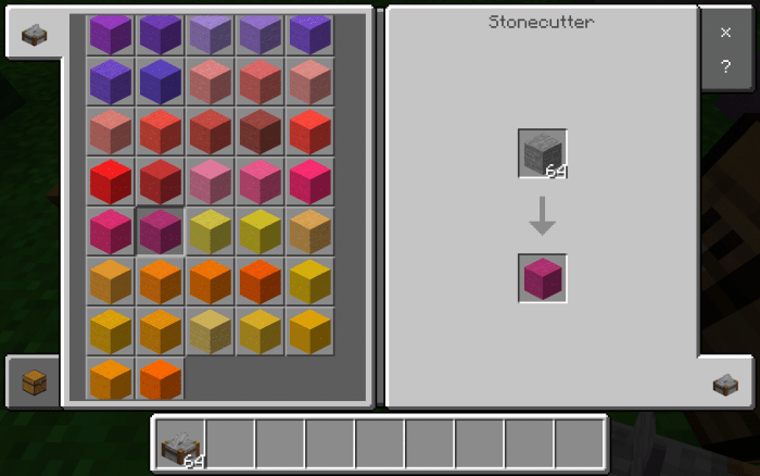 More Stone Colors Minecraft PE Addon 1.16