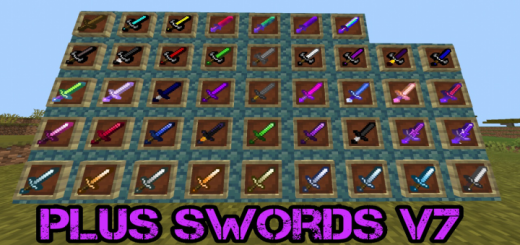 Plus Swords RB Minecraft PE Addon