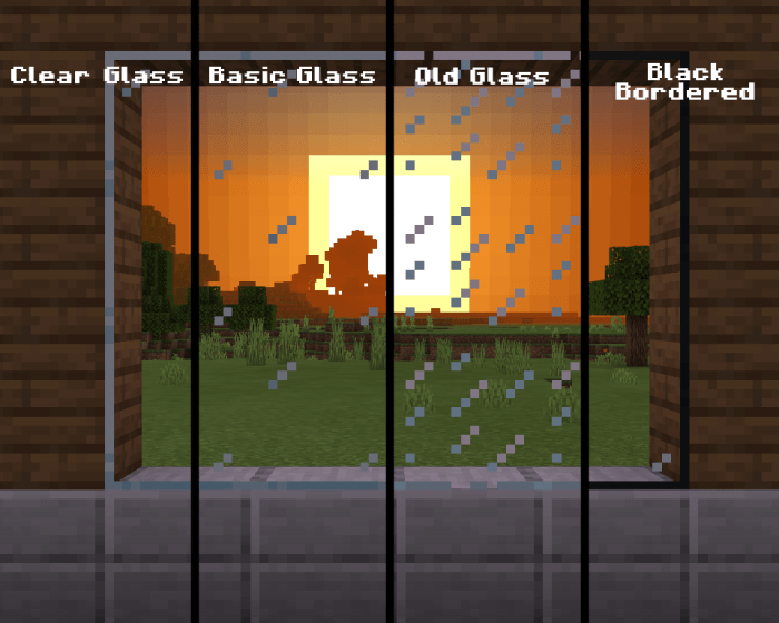 minecraft clear glass resource pack
