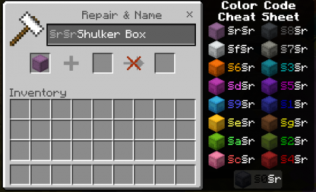 Color Coded Shulker Box GUI Resource Pack – Minecraft Texture Pack/Addon