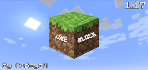 minecraft one block 1.18 download
