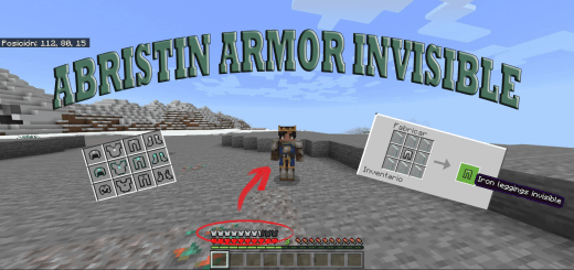 Invisible Armors and Swords for Minecraft Pocket Edition 1.17