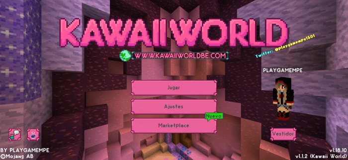 Kawaii World Texture Pack 1.18.2 Minecraft - Free Download