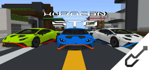 Lamborghini Huracan STO Minecraft Addon
