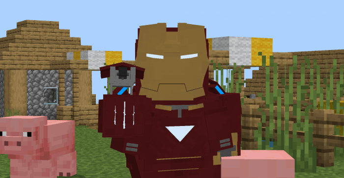 minecraft iron man addon download