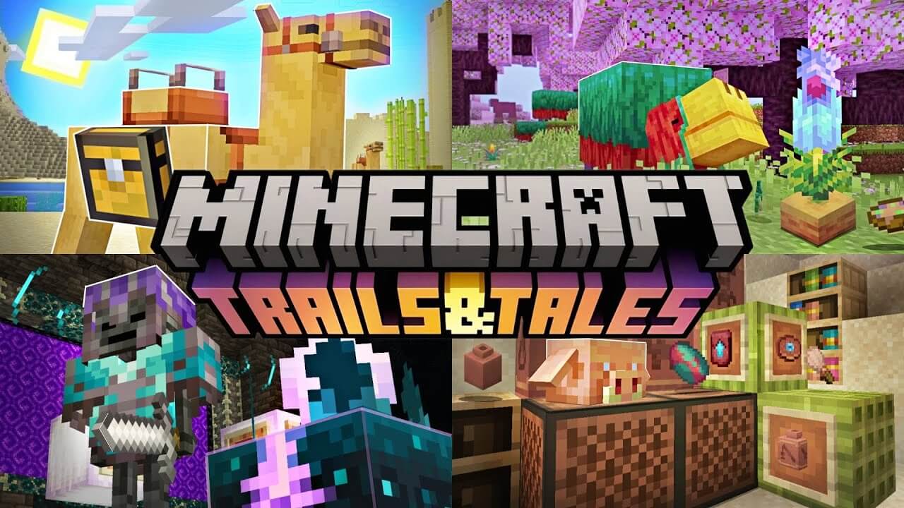 Download Minecraft PE 1.20.10.23 apk free: Trails and Tales